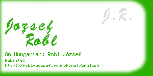 jozsef robl business card